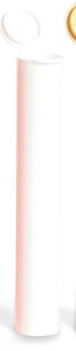 116mm White pre-roll tube